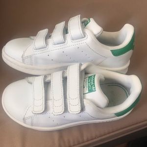Adidas Stan Smith Sneakers Size 11 | White Velcro